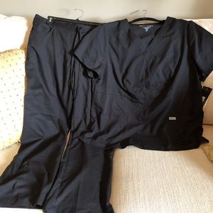 NEW Grey’s Anatomy BlK Scrub Tops Only - SZ 2XL
